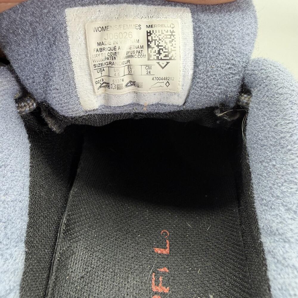 Merrell Moab 2 Hiking Shoes Womens Size 6.5 Gray Suede Mesh Vibram Trail J06026 - Picture 8 of 11